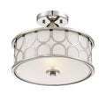 MERIDIAN, MID-CENTURY MODERN BOHEMIAN SEMI-FLUSH, SEMI FLUSH MOUNT LIGHT