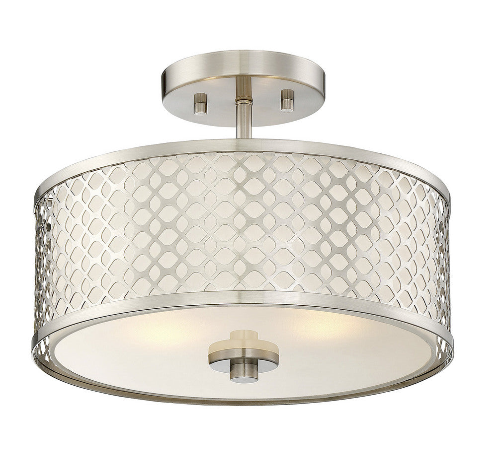 MERIDIAN, MODERN SEMI-FLUSH 2, SEMI FLUSH MOUNT LIGHT
