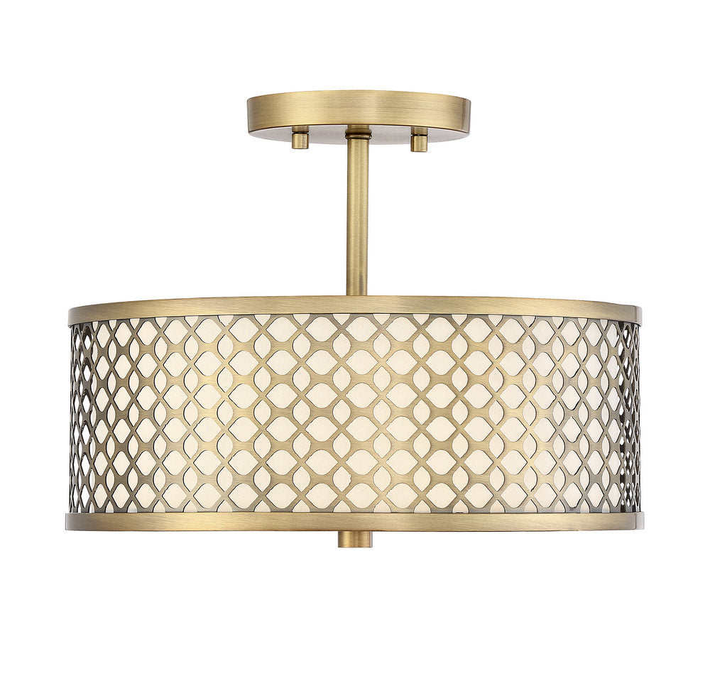 MERIDIAN, MODERN SEMI-FLUSH 2, SEMI FLUSH MOUNT LIGHT