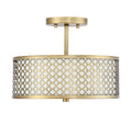 MERIDIAN, MODERN SEMI-FLUSH 2, SEMI FLUSH MOUNT LIGHT