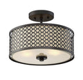 MERIDIAN, MODERN SEMI-FLUSH 2, SEMI FLUSH MOUNT LIGHT