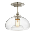 MERIDIAN, MODERN SEMI-FLUSH 3, SEMI FLUSH MOUNT LIGHT