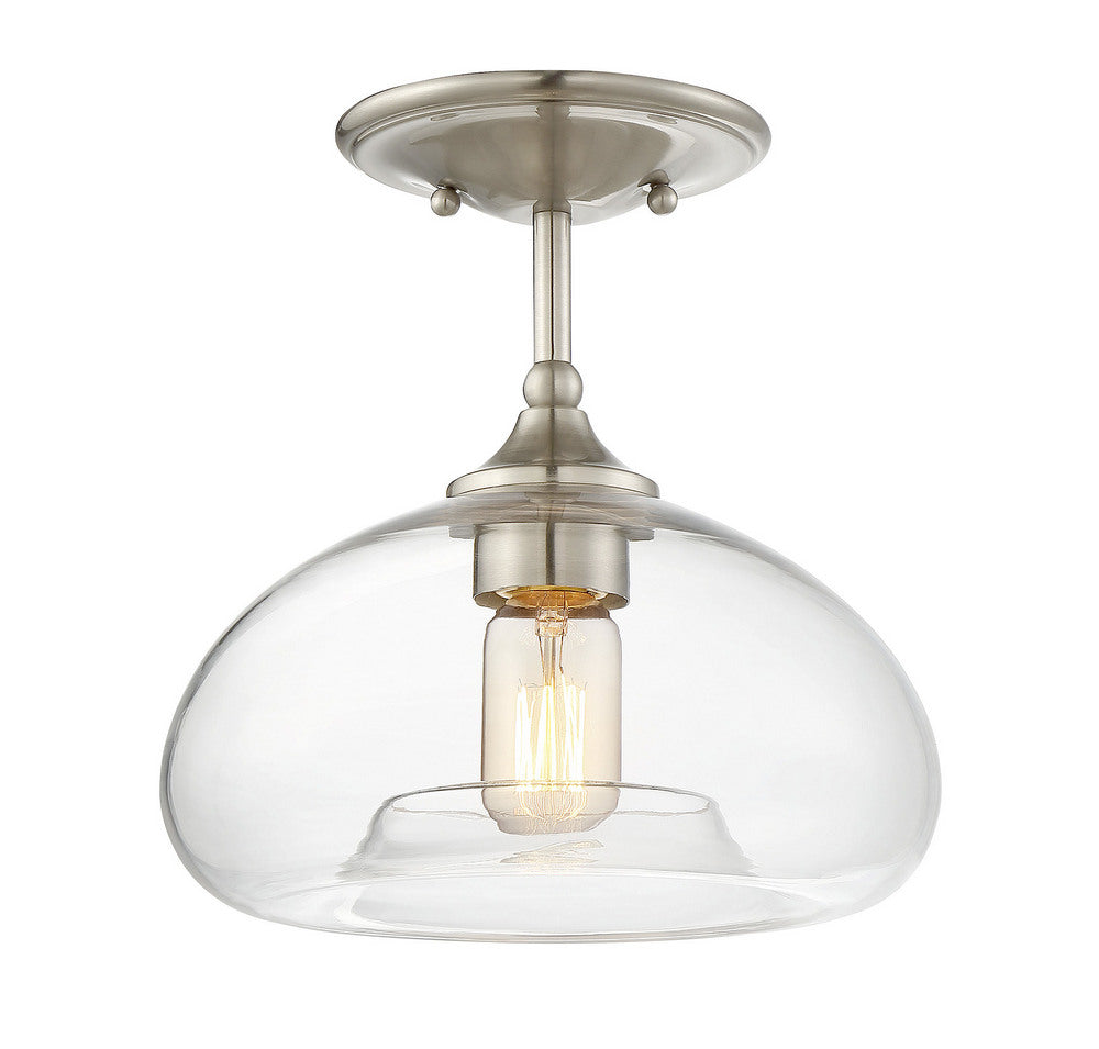 MERIDIAN, MODERN SEMI-FLUSH 3, SEMI FLUSH MOUNT LIGHT