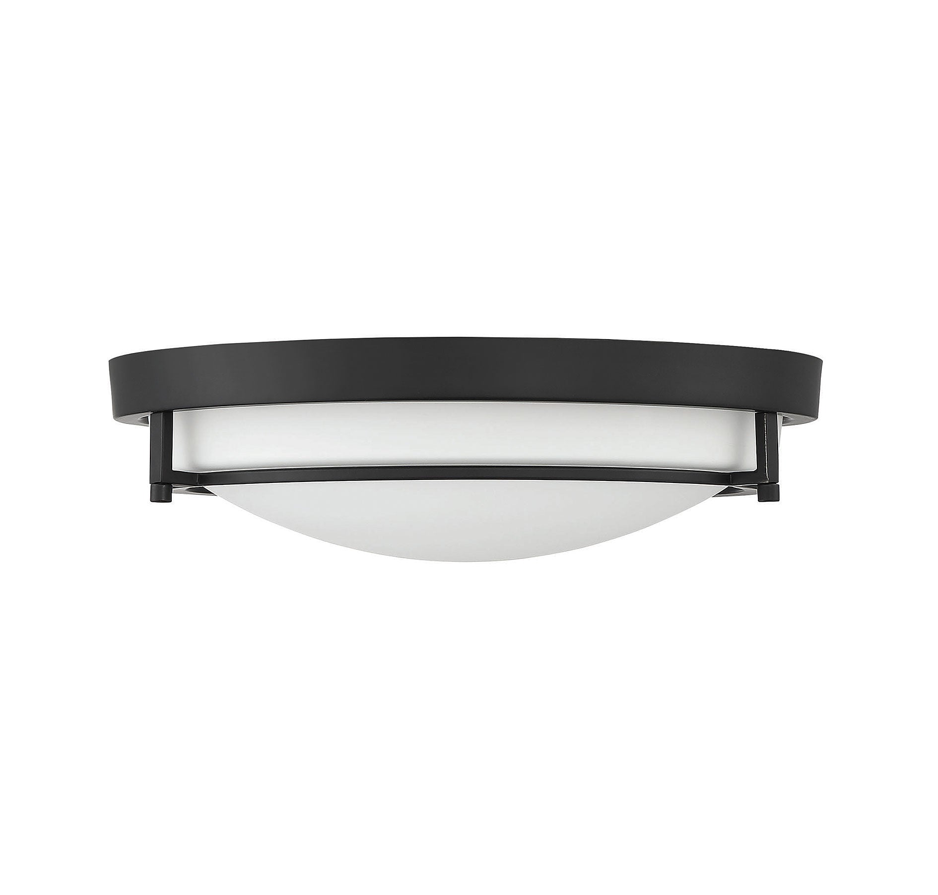 MERIDIAN, MODERN MATTE BLACK SEMI-FLUSH, SEMI FLUSH MOUNT LIGHT