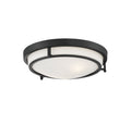MERIDIAN, MODERN MATTE BLACK SEMI-FLUSH, SEMI FLUSH MOUNT LIGHT