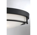 MERIDIAN, MODERN MATTE BLACK SEMI-FLUSH, SEMI FLUSH MOUNT LIGHT