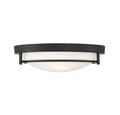 MERIDIAN, MODERN MATTE BLACK SEMI-FLUSH, SEMI FLUSH MOUNT LIGHT