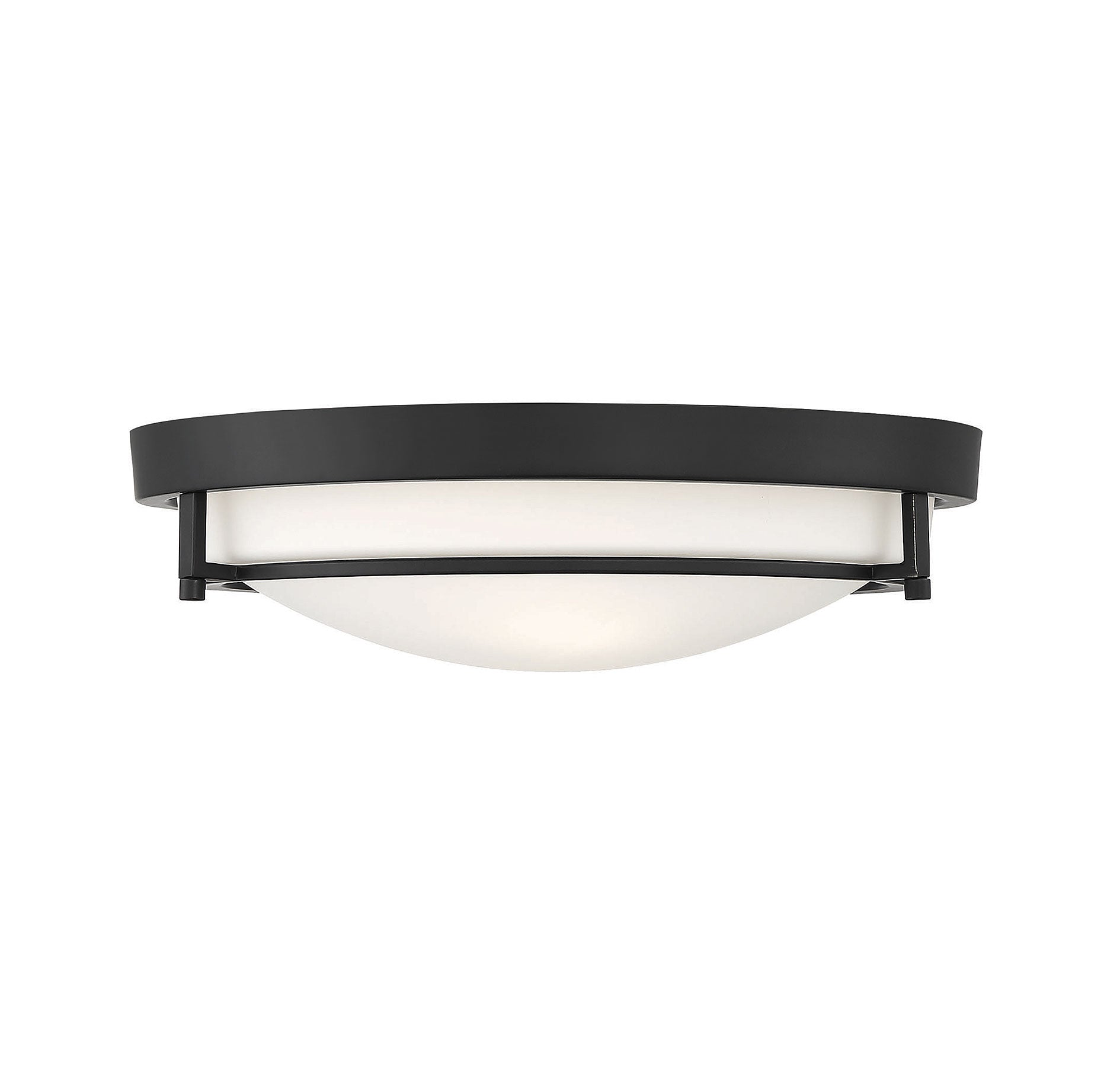 MERIDIAN, MODERN MATTE BLACK SEMI-FLUSH, SEMI FLUSH MOUNT LIGHT