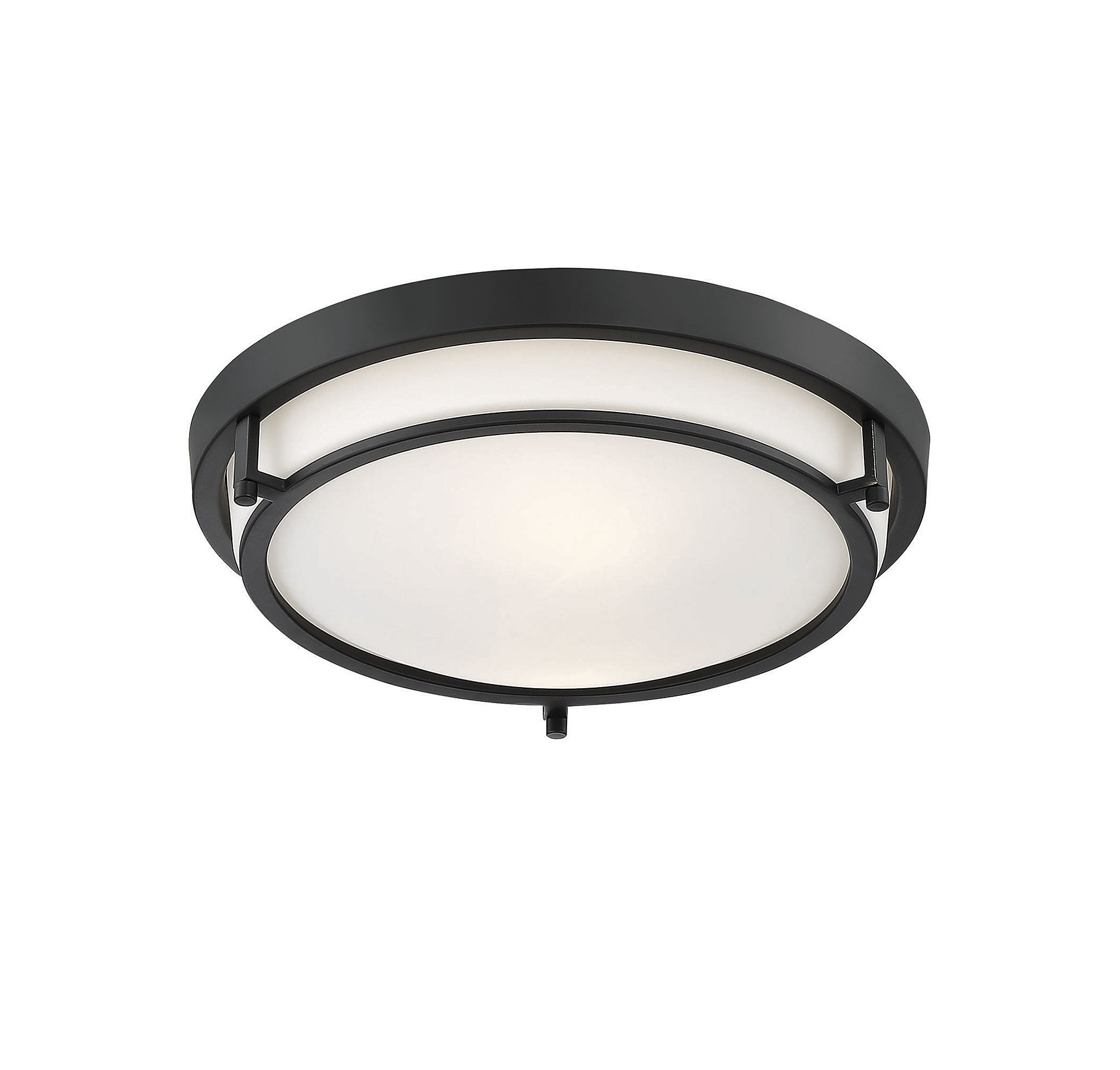MERIDIAN, MODERN MATTE BLACK SEMI-FLUSH, SEMI FLUSH MOUNT LIGHT