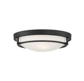 MERIDIAN, MODERN MATTE BLACK SEMI-FLUSH, SEMI FLUSH MOUNT LIGHT