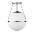 MERIDIAN, MID-CENTURY MODERN MODERN SEMI-FLUSH, SEMI FLUSH MOUNT LIGHT