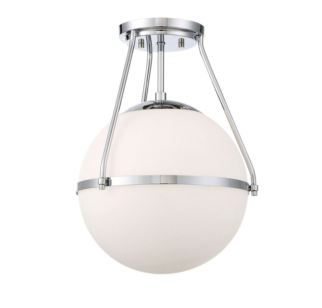 MERIDIAN, MID-CENTURY MODERN MODERN SEMI-FLUSH, SEMI FLUSH MOUNT LIGHT