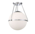 MERIDIAN, MID-CENTURY MODERN MODERN SEMI-FLUSH, SEMI FLUSH MOUNT LIGHT