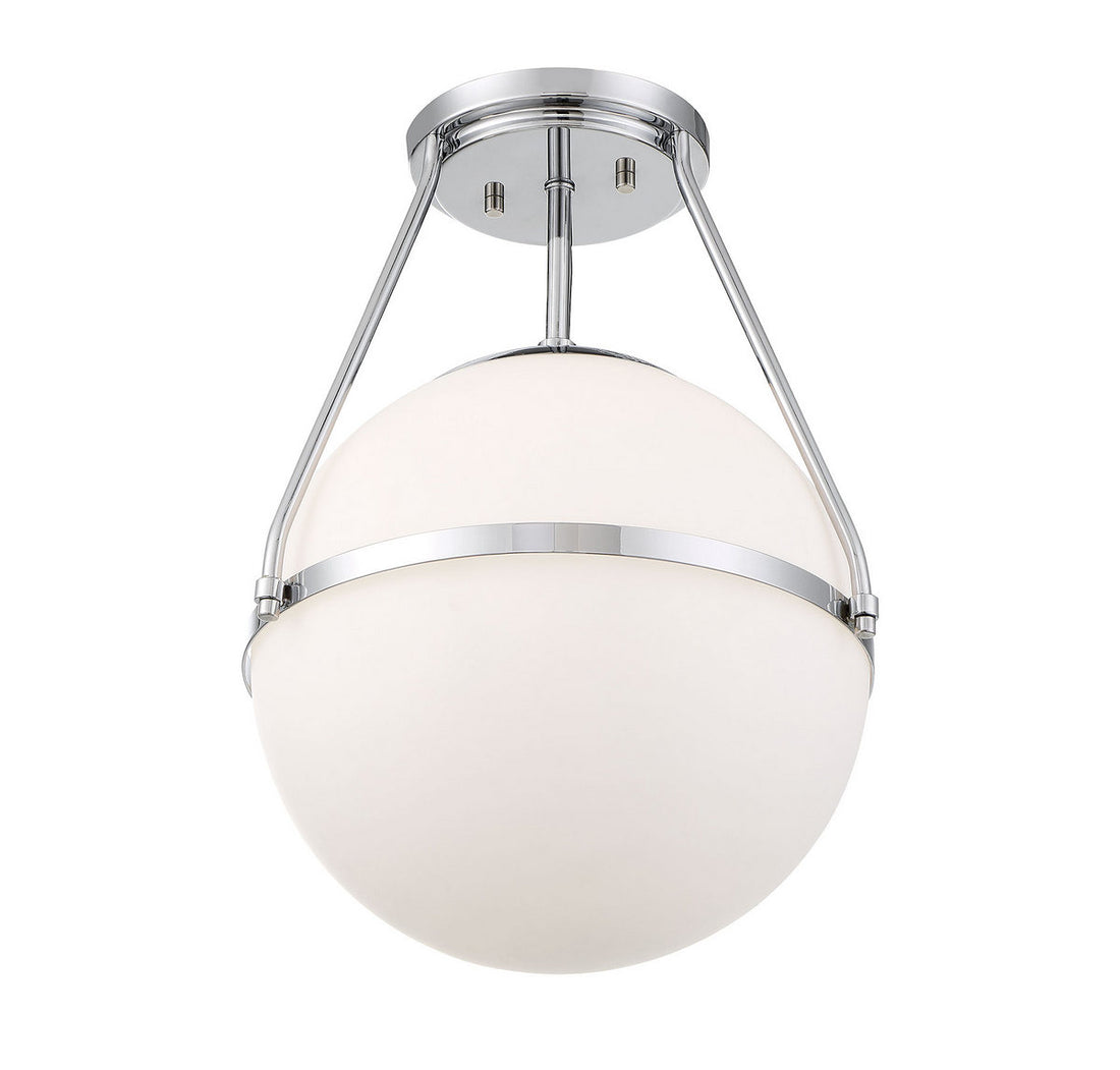 MERIDIAN, MID-CENTURY MODERN MODERN SEMI-FLUSH, SEMI FLUSH MOUNT LIGHT