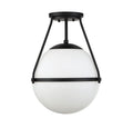 MERIDIAN, MID-CENTURY MODERN MODERN SEMI-FLUSH, SEMI FLUSH MOUNT LIGHT