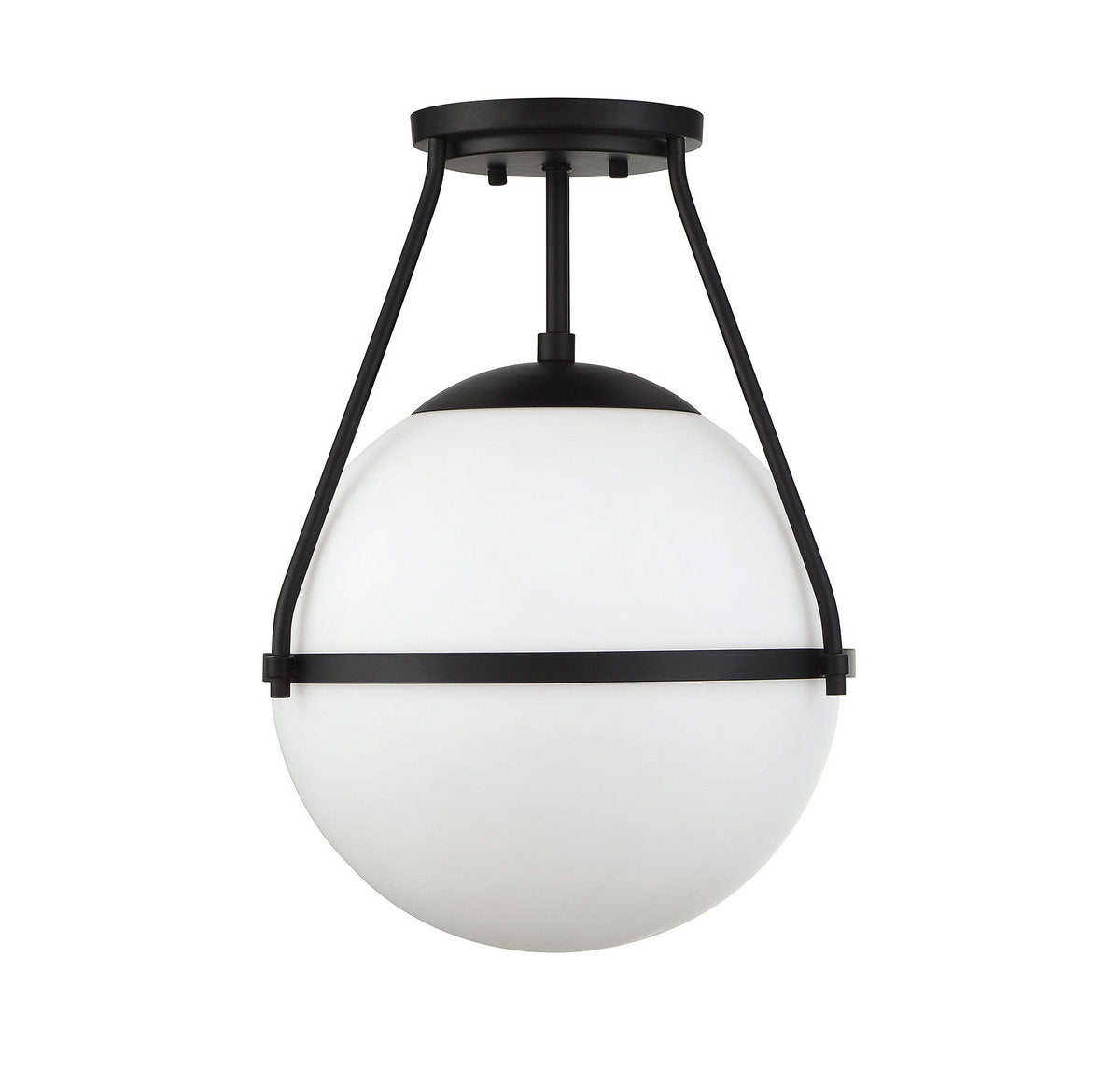 MERIDIAN, MID-CENTURY MODERN MODERN SEMI-FLUSH, SEMI FLUSH MOUNT LIGHT