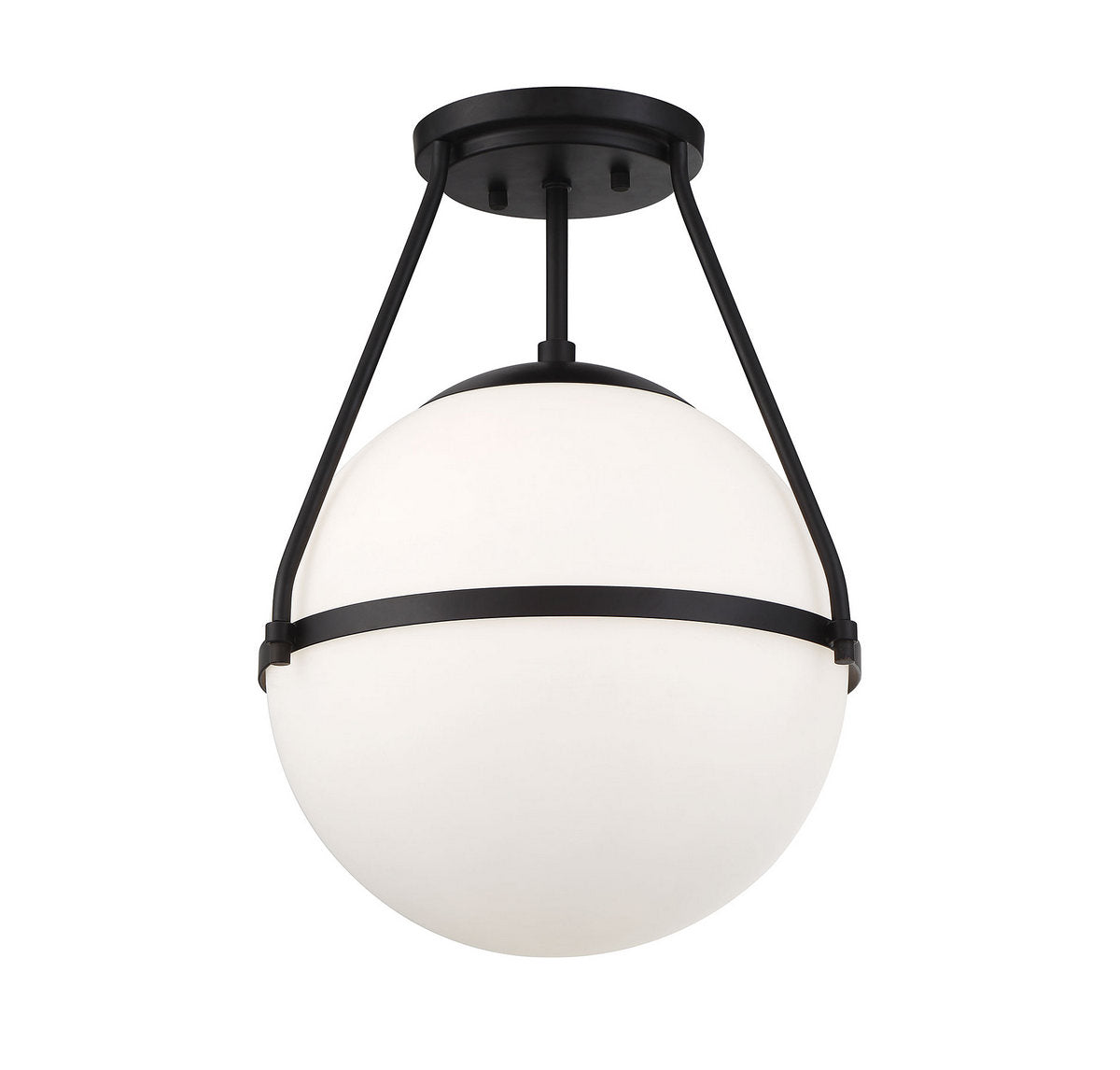 MERIDIAN, MID-CENTURY MODERN MODERN SEMI-FLUSH, SEMI FLUSH MOUNT LIGHT