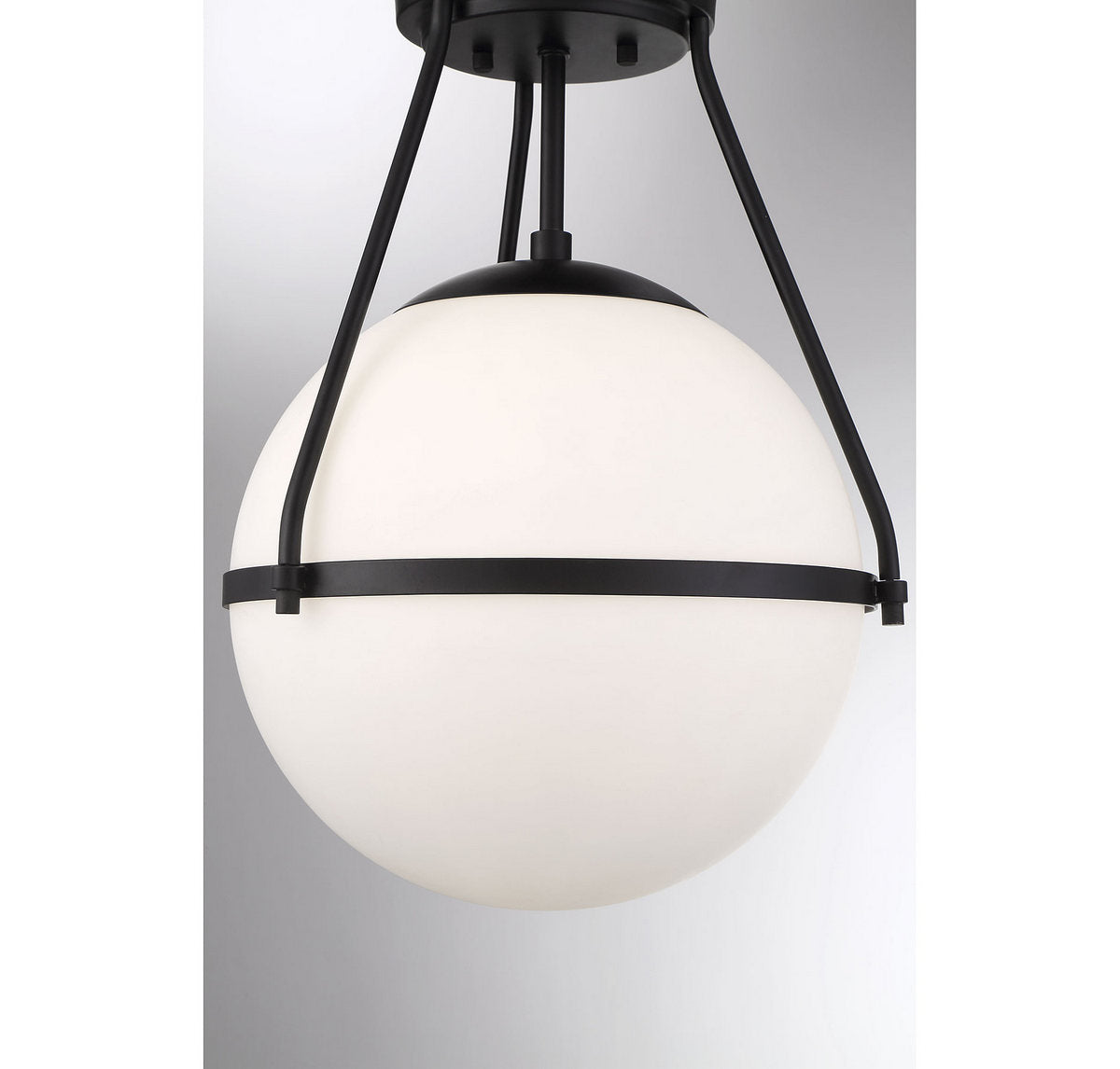 MERIDIAN, MID-CENTURY MODERN MODERN SEMI-FLUSH, SEMI FLUSH MOUNT LIGHT