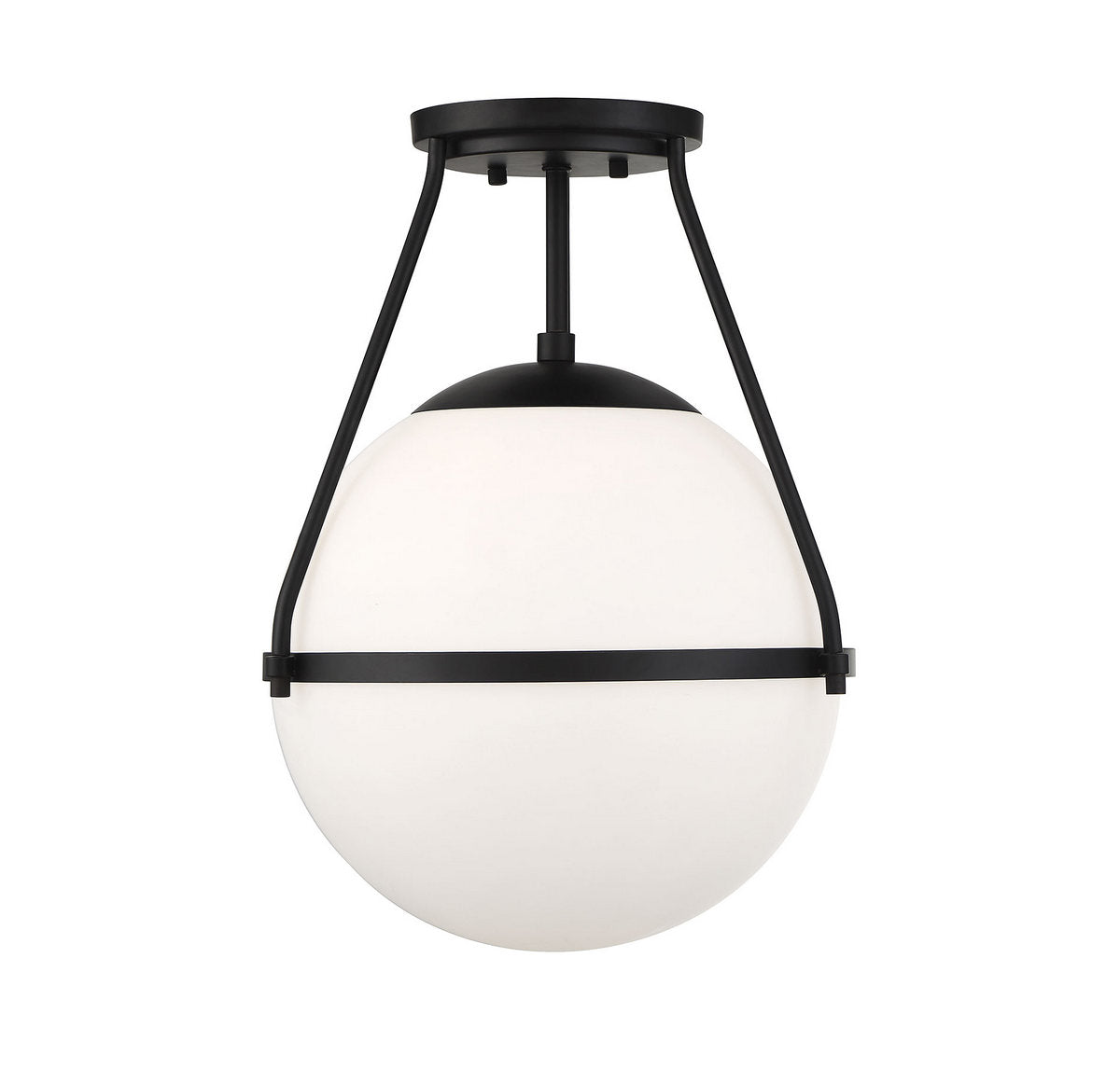 MERIDIAN, MID-CENTURY MODERN MODERN SEMI-FLUSH, SEMI FLUSH MOUNT LIGHT
