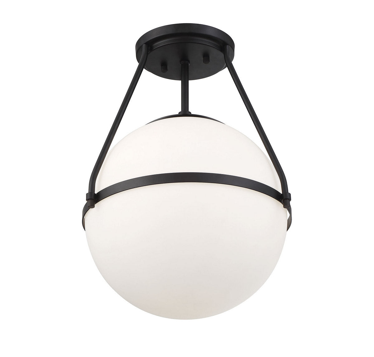 MERIDIAN, MID-CENTURY MODERN MODERN SEMI-FLUSH, SEMI FLUSH MOUNT LIGHT