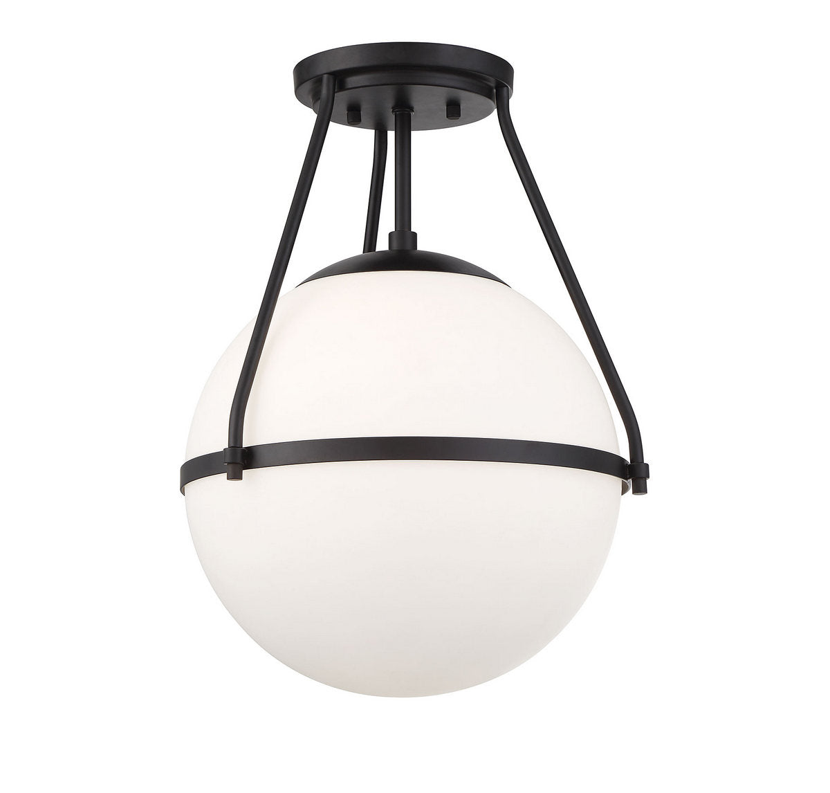 MERIDIAN, MID-CENTURY MODERN MODERN SEMI-FLUSH, SEMI FLUSH MOUNT LIGHT