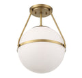 MERIDIAN, MID-CENTURY MODERN MODERN SEMI-FLUSH, SEMI FLUSH MOUNT LIGHT
