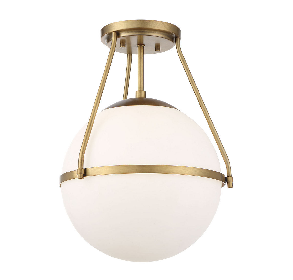 MERIDIAN, MID-CENTURY MODERN MODERN SEMI-FLUSH, SEMI FLUSH MOUNT LIGHT