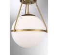 MERIDIAN, MID-CENTURY MODERN MODERN SEMI-FLUSH, SEMI FLUSH MOUNT LIGHT