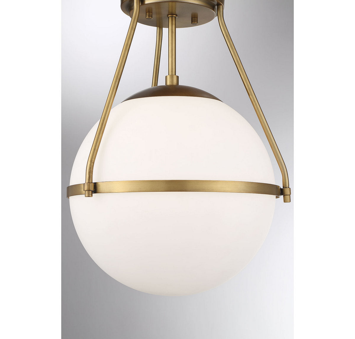 MERIDIAN, MID-CENTURY MODERN MODERN SEMI-FLUSH, SEMI FLUSH MOUNT LIGHT