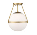 MERIDIAN, MID-CENTURY MODERN MODERN SEMI-FLUSH, SEMI FLUSH MOUNT LIGHT