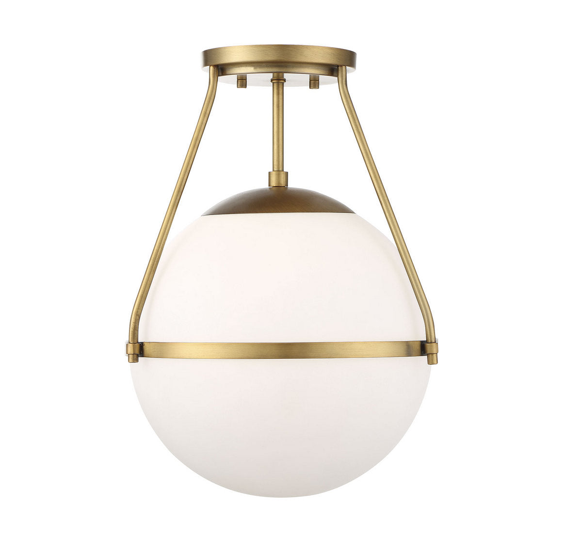 MERIDIAN, MID-CENTURY MODERN MODERN SEMI-FLUSH, SEMI FLUSH MOUNT LIGHT