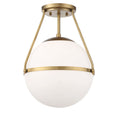 MERIDIAN, MID-CENTURY MODERN MODERN SEMI-FLUSH, SEMI FLUSH MOUNT LIGHT
