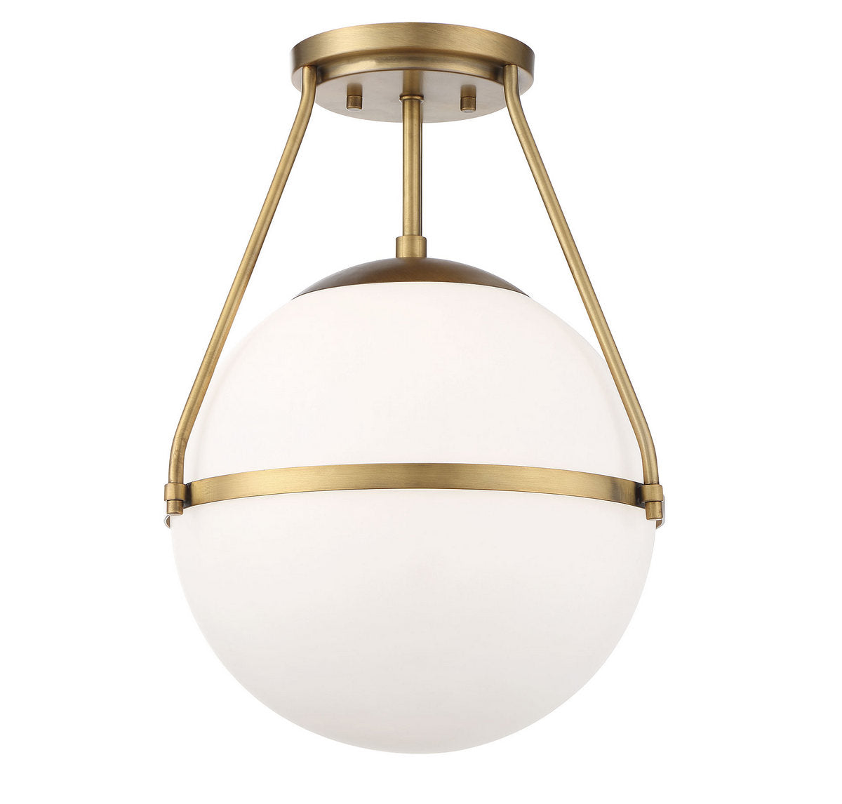 MERIDIAN, MID-CENTURY MODERN MODERN SEMI-FLUSH, SEMI FLUSH MOUNT LIGHT