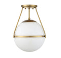 MERIDIAN, MID-CENTURY MODERN MODERN SEMI-FLUSH, SEMI FLUSH MOUNT LIGHT