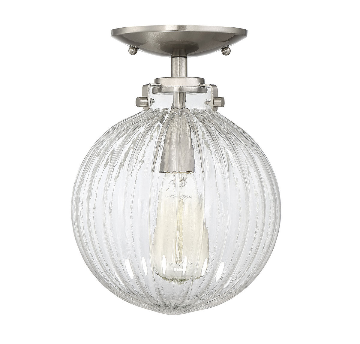 MERIDIAN, MODERN SEMI-FLUSH 3, SEMI FLUSH MOUNT LIGHT