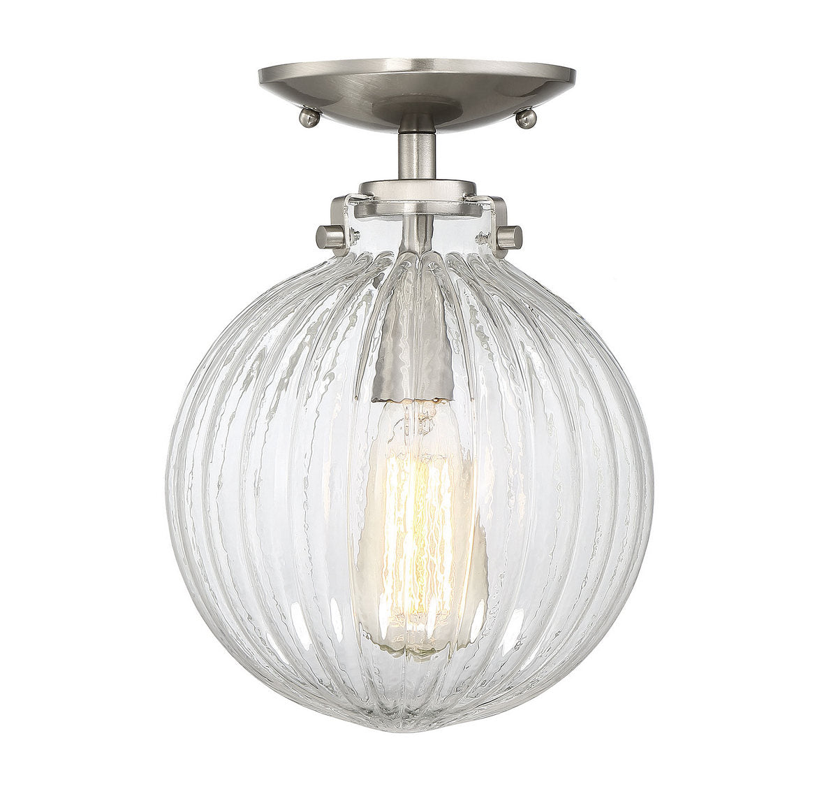 MERIDIAN, MODERN SEMI-FLUSH 3, SEMI FLUSH MOUNT LIGHT