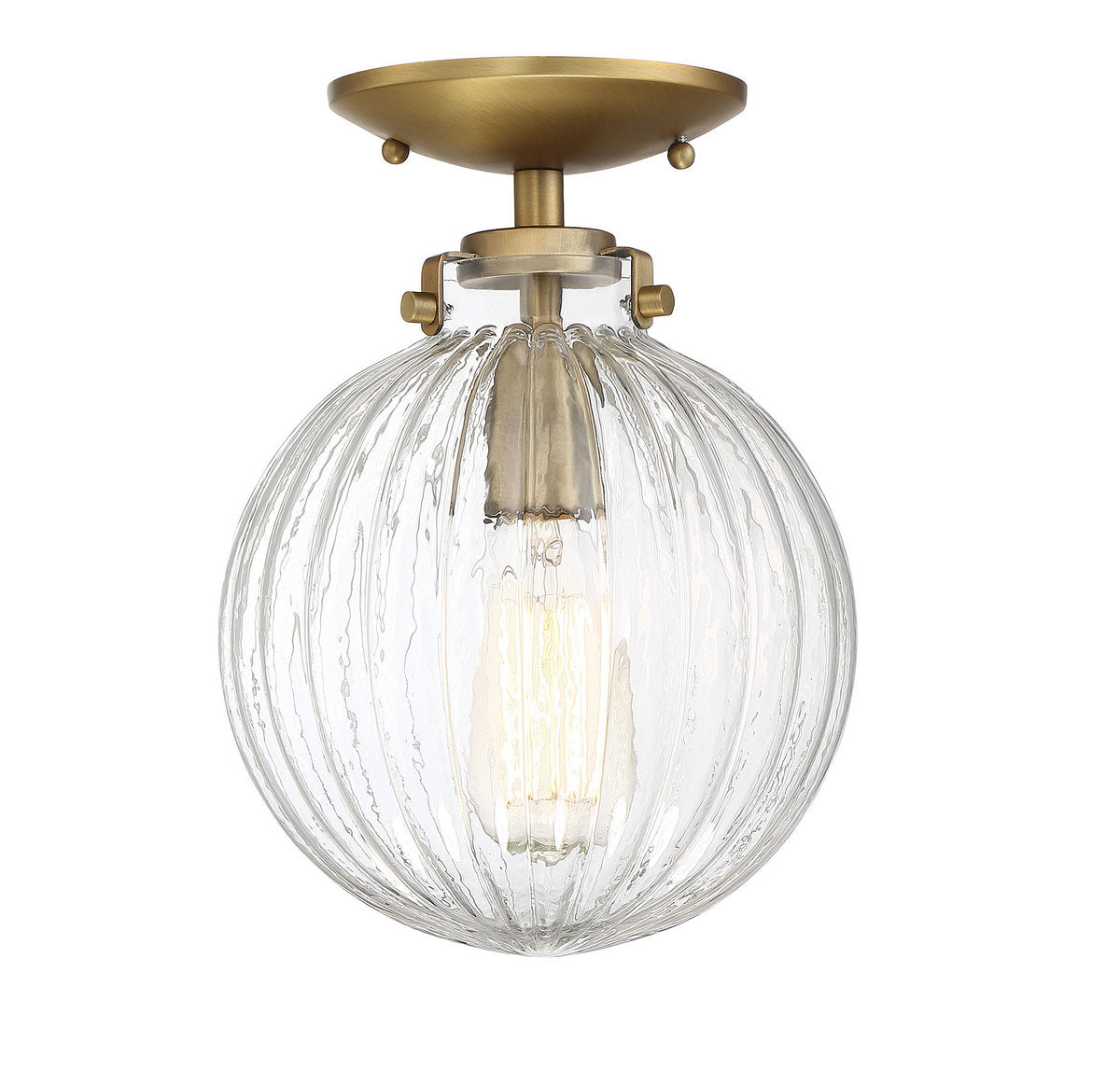 MERIDIAN, MODERN SEMI-FLUSH 3, SEMI FLUSH MOUNT LIGHT