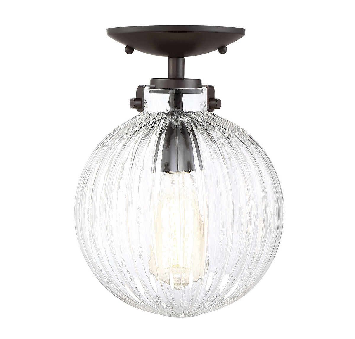 MERIDIAN, MODERN SEMI-FLUSH 3, SEMI FLUSH MOUNT LIGHT