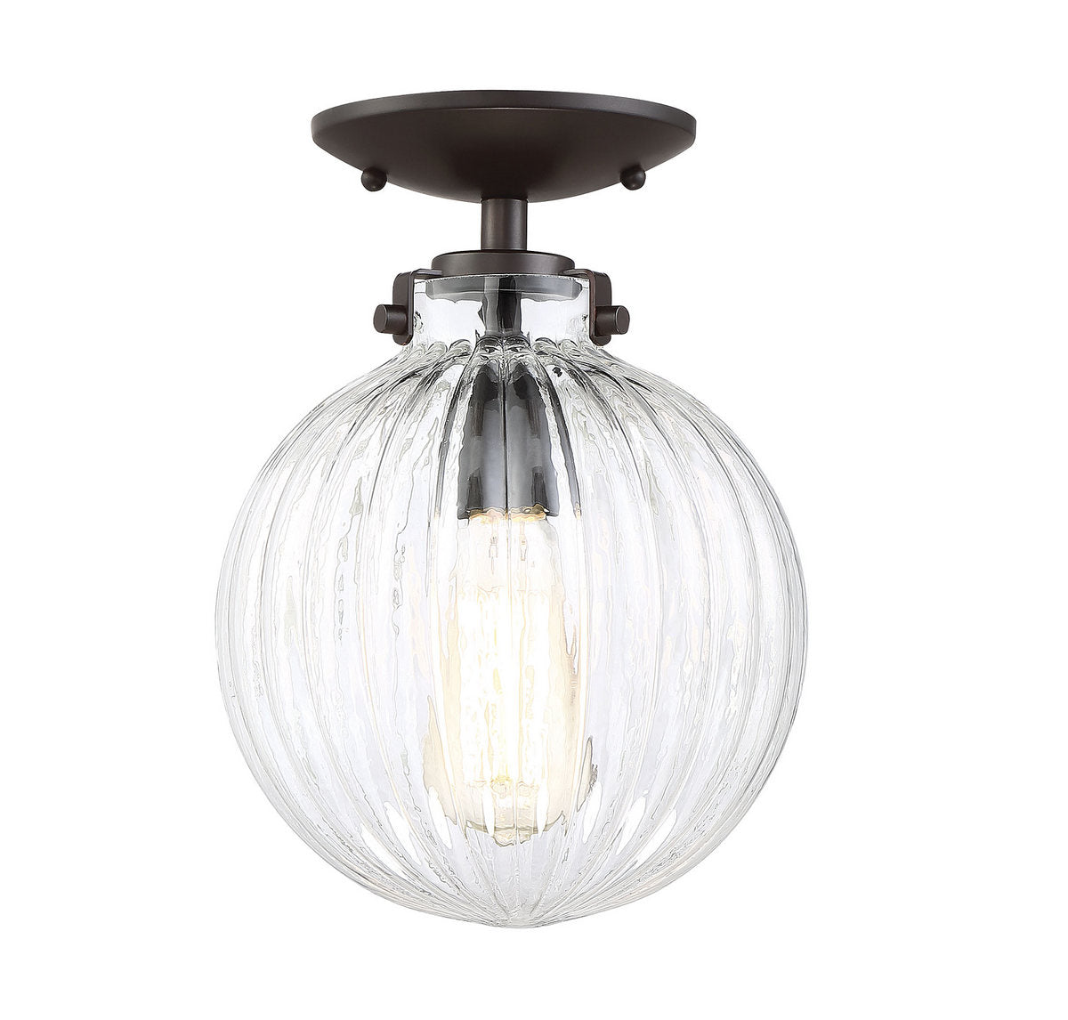 MERIDIAN, MODERN SEMI-FLUSH 3, SEMI FLUSH MOUNT LIGHT
