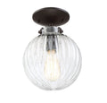 MERIDIAN, MODERN SEMI-FLUSH 3, SEMI FLUSH MOUNT LIGHT