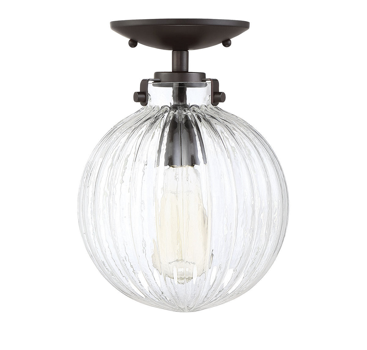 MERIDIAN, MODERN SEMI-FLUSH 3, SEMI FLUSH MOUNT LIGHT