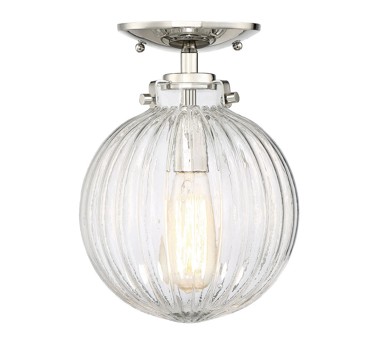 MERIDIAN, MODERN SEMI-FLUSH 3, SEMI FLUSH MOUNT LIGHT