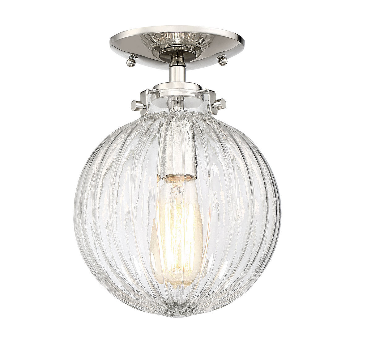 MERIDIAN, MODERN SEMI-FLUSH 3, SEMI FLUSH MOUNT LIGHT