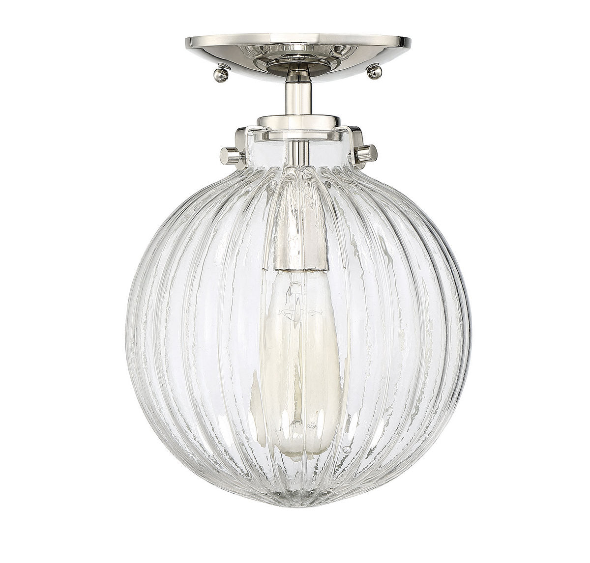 MERIDIAN, MODERN SEMI-FLUSH 3, SEMI FLUSH MOUNT LIGHT