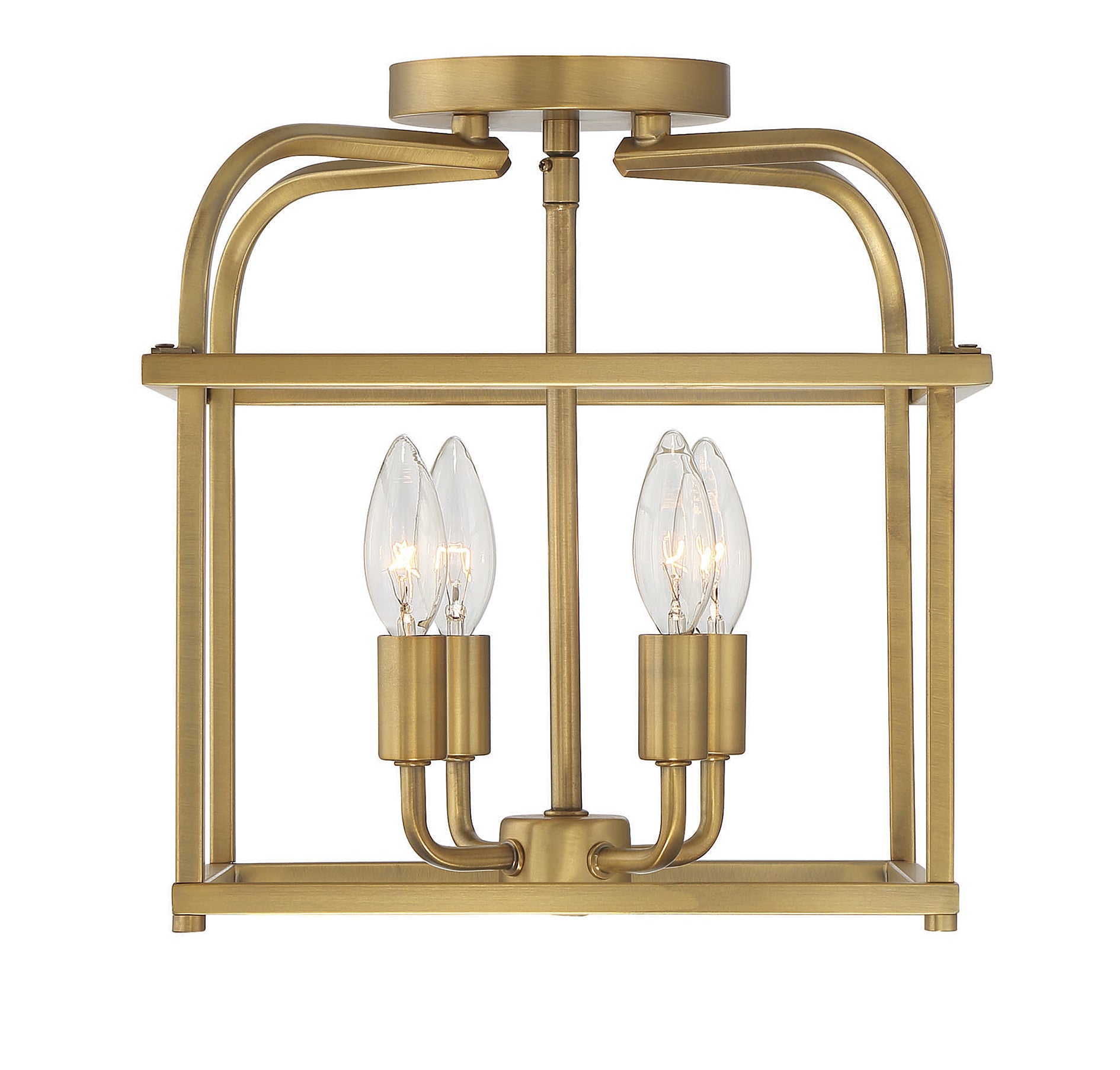 MERIDIAN, TRANSITIONAL SEMI-FLUSH 2, SEMI FLUSH MOUNT LIGHT