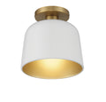 MERIDIAN, VINTAGE SEMI-FLUSH 4, SEMI FLUSH MOUNT LIGHT