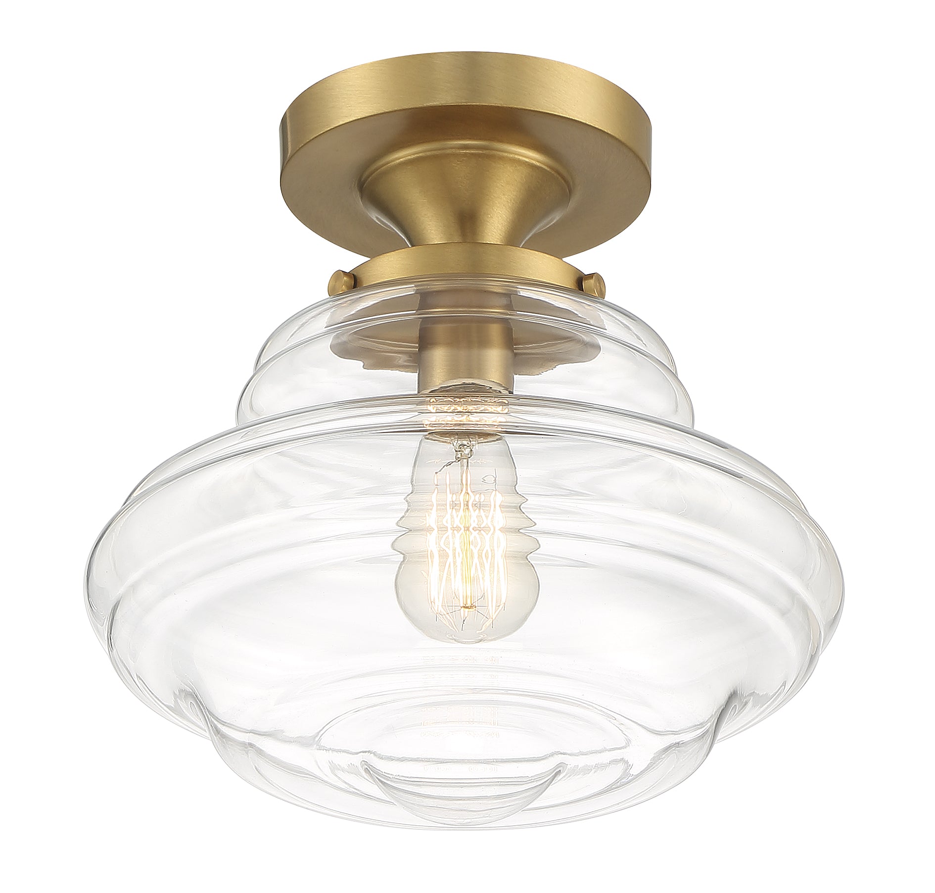 MERIDIAN, VINTAGE SEMI-FLUSH 2, SEMI FLUSH MOUNT LIGHT