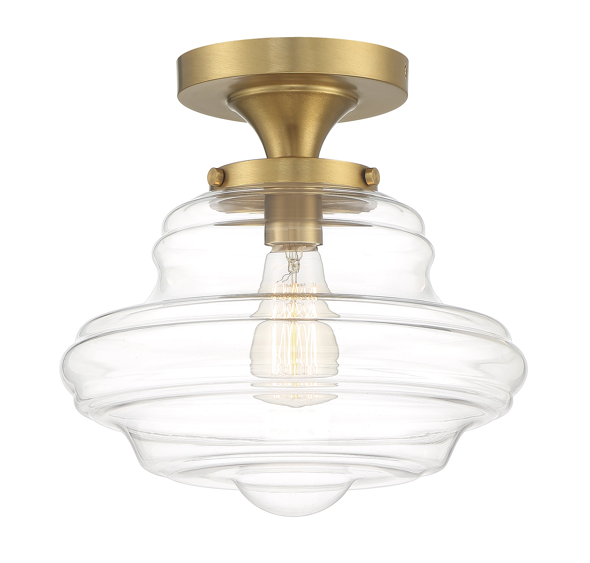 MERIDIAN, VINTAGE SEMI-FLUSH 2, SEMI FLUSH MOUNT LIGHT