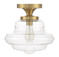 MERIDIAN, VINTAGE SEMI-FLUSH 2, SEMI FLUSH MOUNT LIGHT