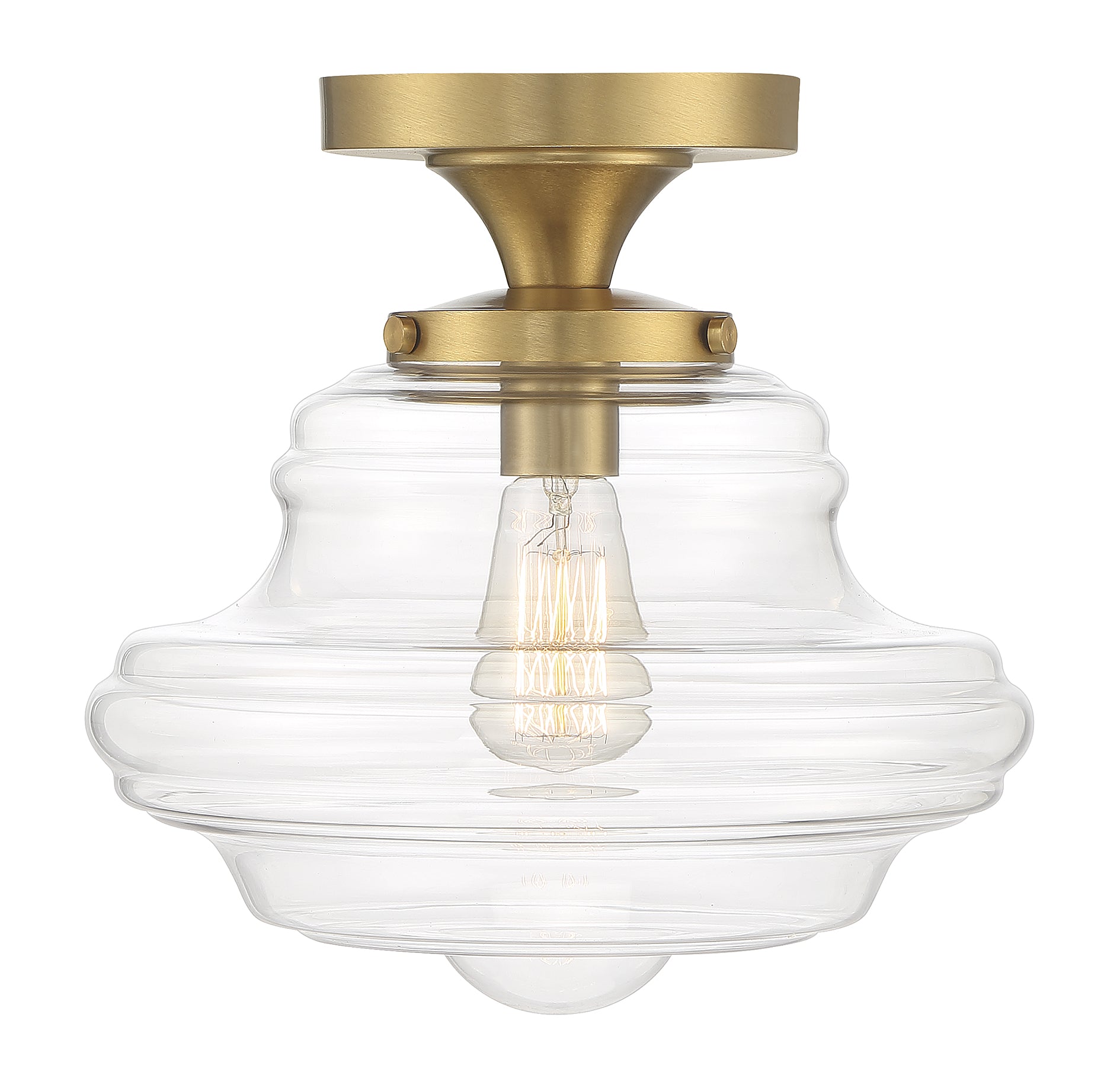 MERIDIAN, VINTAGE SEMI-FLUSH 2, SEMI FLUSH MOUNT LIGHT